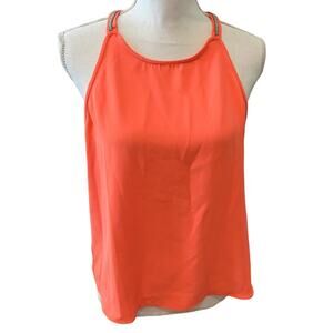 Parker Chain Detail Halter Top Neon Melon S